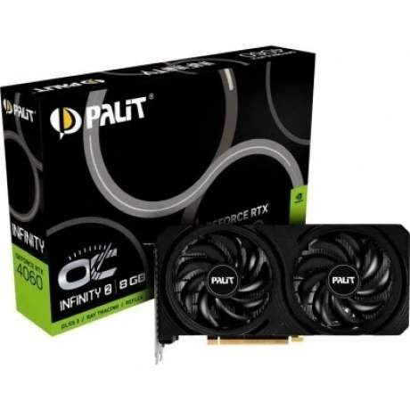 Видеокарта Palit RTX4060 INFINITY 2 OC 8Gb (NE64060S19P1-1070L)
