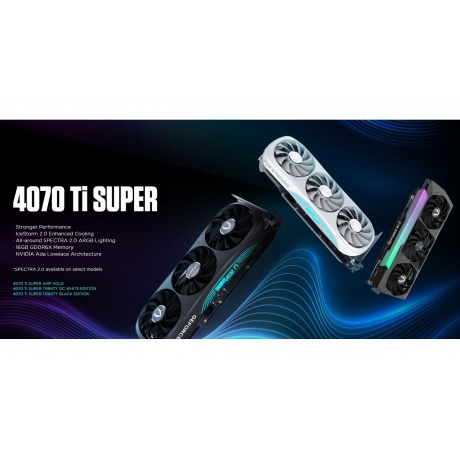 Видеокарта Zotac RTX4070Ti SUPER AMP HOLO (ZT-D40730F-10P) - фото 19