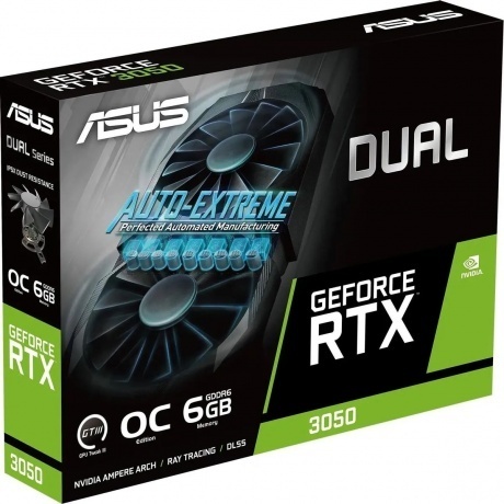 Видеокарта Asus GeForce RTX 3050 6G DUAL RTL (DUAL-RTX3050-O6G) - фото 3