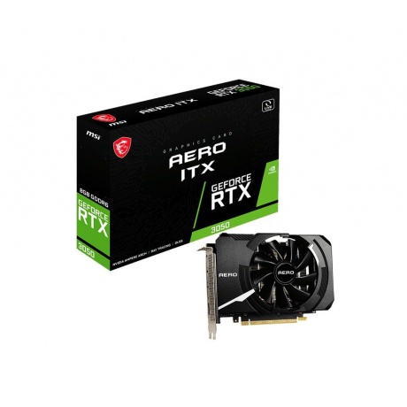 Видеокарта MSI NVIDIA GeForce RTX 3050 8Gb (RTX 3050 AERO ITX 8G OCV1) - фото 5