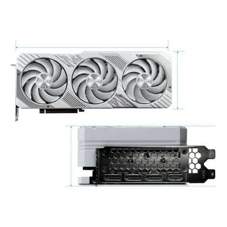 Видеокарта Palit NVIDIA GeForce RTX 4070TI Super RTX4070Ti SUPER GAMINGPRO WHITE OC (NED47TST19T2-1043W) - фото 9