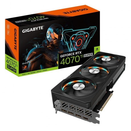 Видеокарта Gigabyte PCI-E nVidia GeForce RTX 4070TI Super 16Gb (...