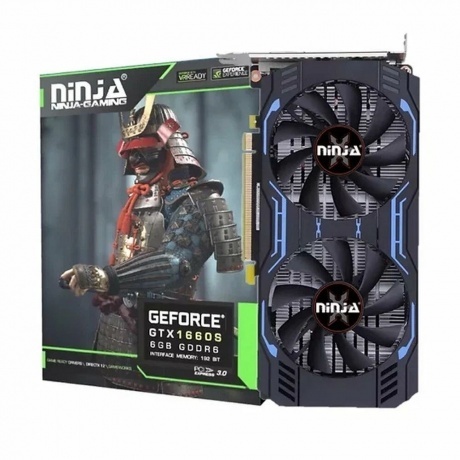 

Видеокарта Ninja (Sinotex) Ninja GTX1660SUPER (NK166SF66F) 6GB 192BIT GDDR6