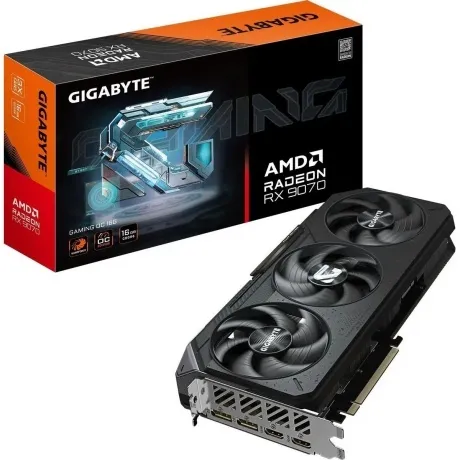 Видеокарта Gigabyte PCI-E AMD Radeon RX 9070 GAMING OC-16GD (GV-...