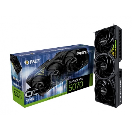 Видеокарта Palit RTX5070 GAMINGPRO OC 12GB GDDR7 192bit 3xDP HDM...