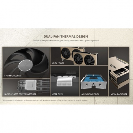 Видеокарта MSI Bad Pack RTX5060Ti INSPIRE 2X OC 8GB GDDR7 128bit 3xDP HDMI 2FAN RTL bp - фото 21