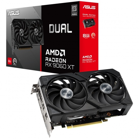 Видеокарта Asus DUAL-RX9060XT-8G (90YV0MI1-M0NA00) - фото 1