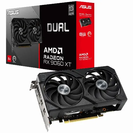 Видеокарта Asus DUAL-RX9060XT-8G (90YV0MI1-M0NA00)
