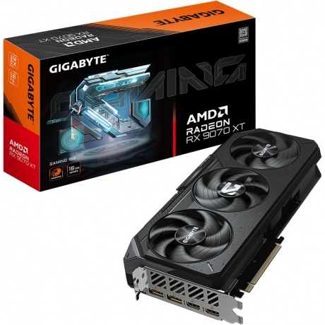 Видеокарта Gigabyte RX9070XT GAMING 16GB 256bit GDDR6 (GV-R9070XTGAMING-16GD) - фото 2