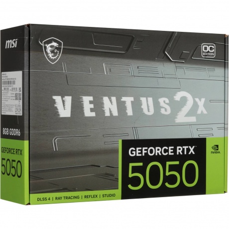 Видеокарта MSI RTX5050 VENTUS 2X OC 8GB GDDR6 - фото 9
