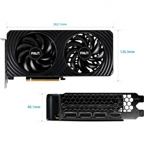 Видеокарта Palit RTX5050 DUAL OC 8GB GDDR6 (NE65050S19P1-GB2070D) - фото 11