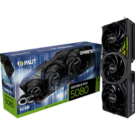 Видеокарта Palit RTX5080 GAMINGPRO OC 16GB GDDR7 (NE75080S19T2-GB2031A)