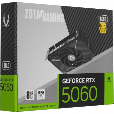 Видеокарта Zotac RTX5060 SOLO 8GB GDDR7 (ZT-B50600G-10L) - фото 8