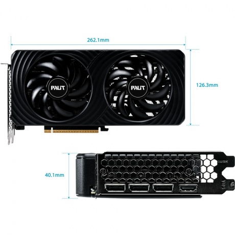 Видеокарта Palit RTX5060Ti DUAL 8GB GDDR7 (NE7506T019P1-GB2062D) - фото 11