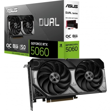 Видеокарта Asus RTX5060 DUAL OC 8GB GDDR7 (90YV0N12-M0NA00) - фото 6