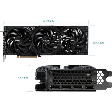 Видеокарта Palit RTX5070 GAMINGPRO-S 12GB GDDR7 (NE75070019K9-GB2050U) - фото 10