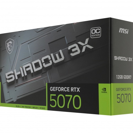 Видеокарта MSI RTX 5070 12G SHADOW 3X OC - фото 13