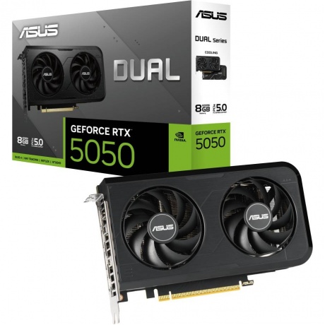 

Видеокарта Asus GeForce RTX 5050 Dual 8GB <90YV0N73-M0AA00>