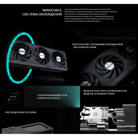 Видеокарта PCIE16 RTX5060 8GB GV-N5060EAGLEMAX OC-8GD GIGABYTE - фото 11