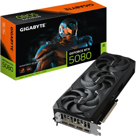 Видеокарта PCIE16 RTX5080 16GB GV-N5080WF3OC-16GD GIGABYTE - фото 9