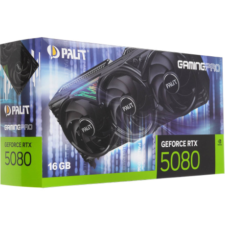 Видеокарта PCIE16 RTX5080 16GB PA-RTX5080 GAMINGPRO 16GB PALIT - фото 14