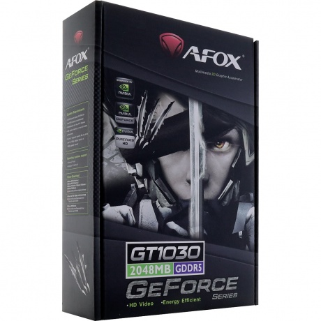Видеокарта PCIE16 GT1030 2GB AF1030-2048D5L8 AFOX - фото 4