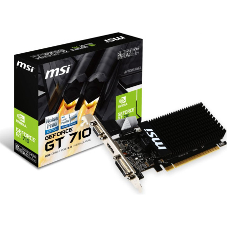 Видеокарта MSI GT710 2GD3H LP - фото 4