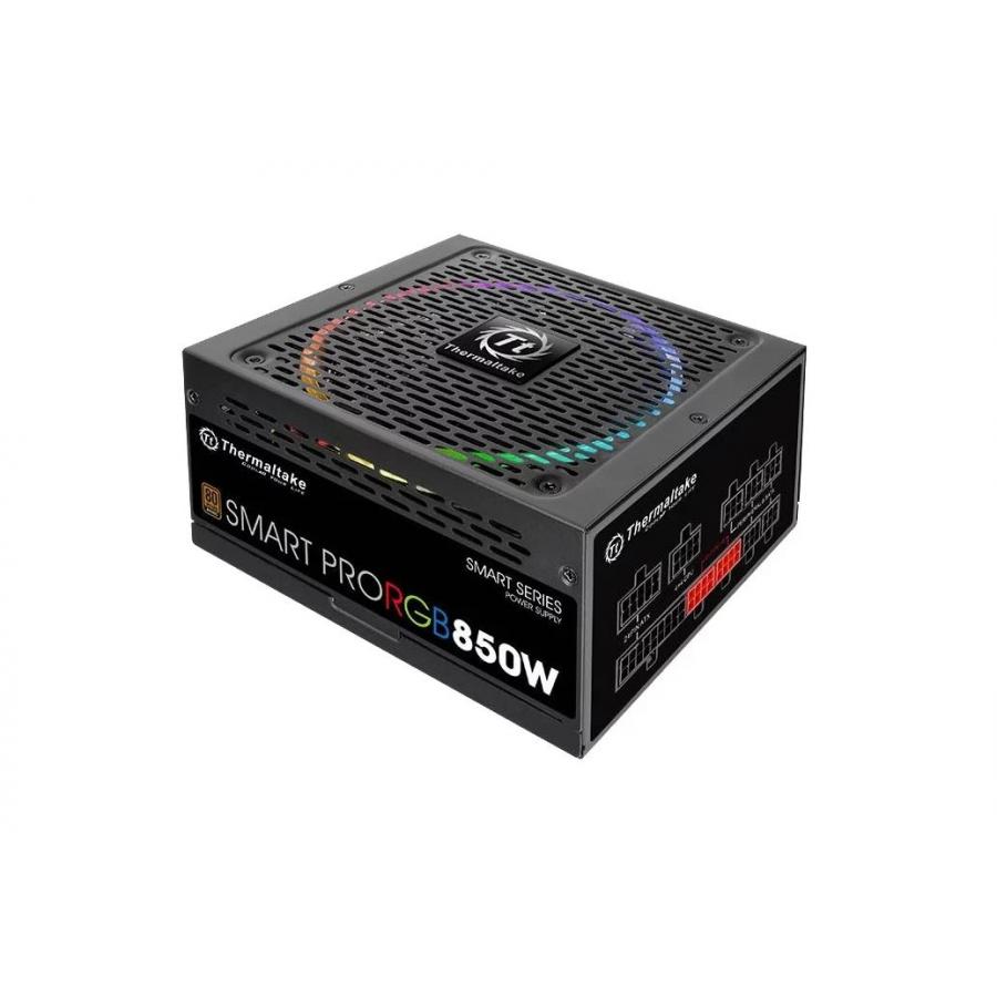 цена Блок питания Thermaltake ATX 850W SMART PRO RGB (PS-SPR-0850FPCBEU-R)