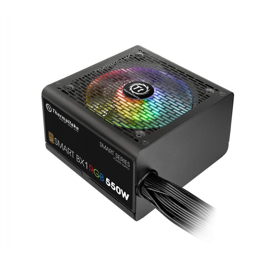 цена Блок питания Thermaltake ATX 550W Smart BX1 RGB (PS-SPR-0550NHSABE-1)