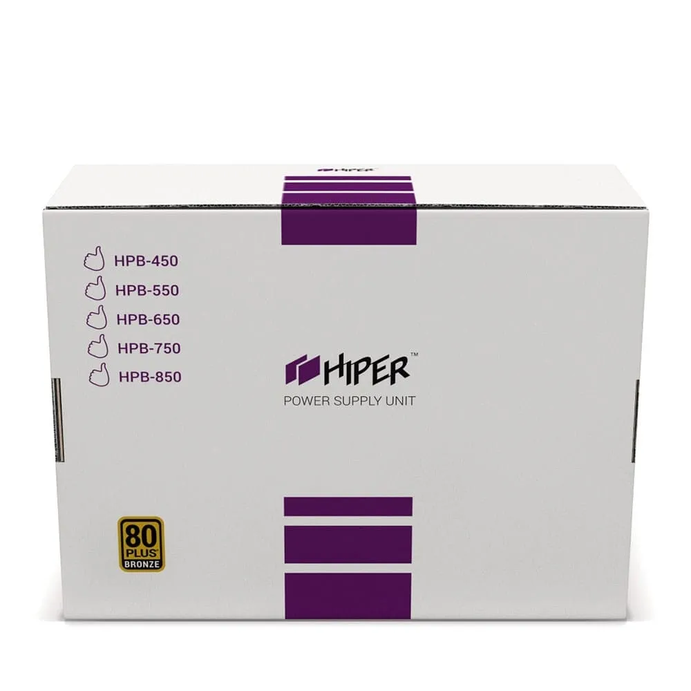 Блок питания Hiper 550W HPB-550RGB Box - фото 3