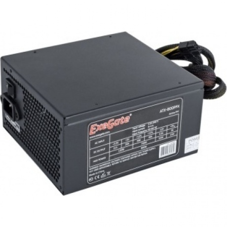 Блок питания ExeGate 800W ATX-800PPX (EX220363RUS-S) Black фото