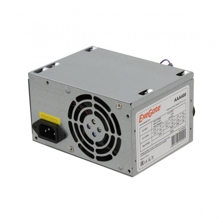Блок питания ExeGate 400W ATX-AAA400 (ES259590RUS-S) Grey - фото 1