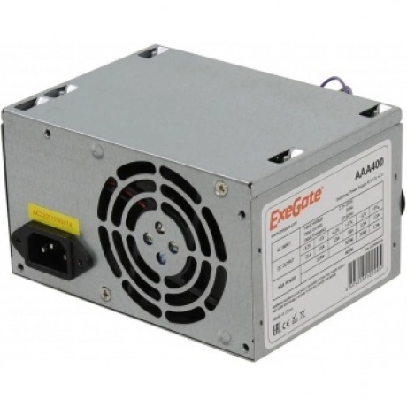Блок питания ExeGate 400W ATX-AAA400 (ES259590RUS-S) Grey