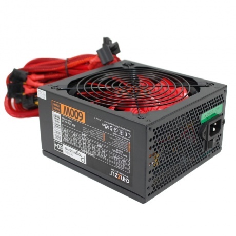 Блок питания Ginzzu 600W PC600 - фото 2