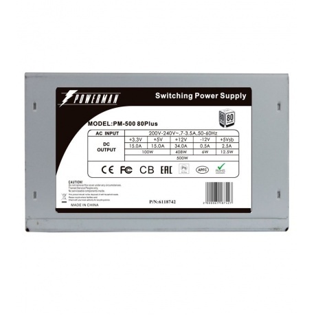Блок питания Powerman 500W PM-500 80Plus (6118742) - фото 3