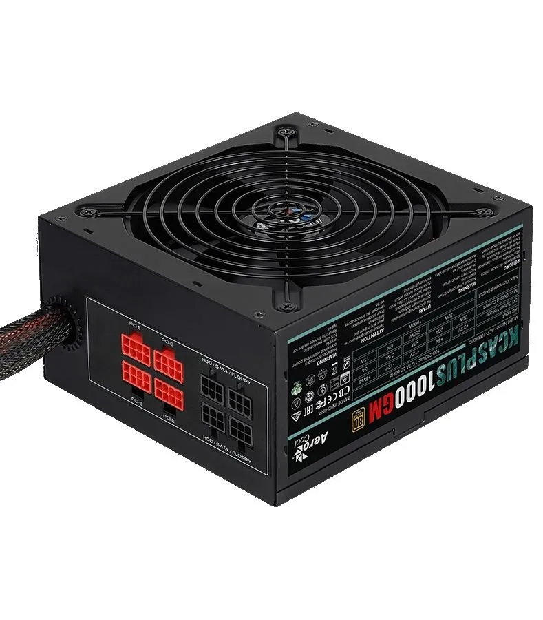 Блок питания Aerocool ATX 1000W KCAS PLUS 1000GM - фото 2