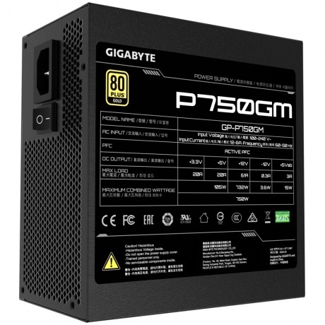Блок питания Gigabyte 750W GP-P750GM - фото 2
