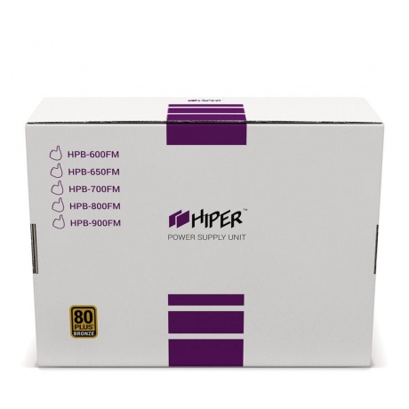 Блок питания Hiper 800W HPB-800FM Box - фото 4
