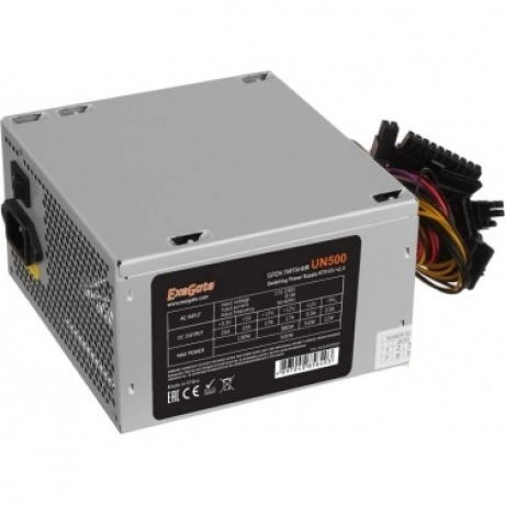 Блок питания ExeGate 500W ATX-UN500 (EX244555RUS-S) Grey