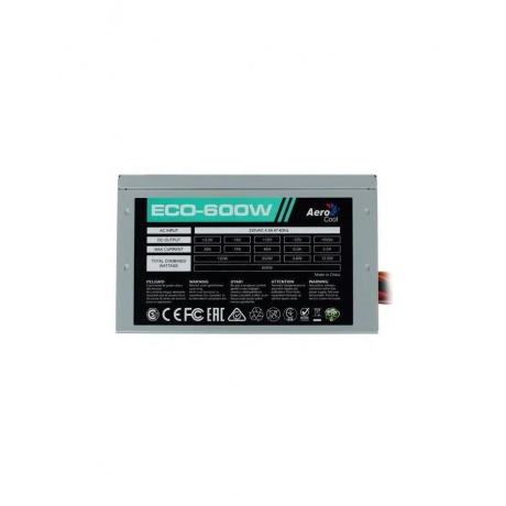 Блок питания 600W AeroCool ECO-600W (4710700957905) - фото 6