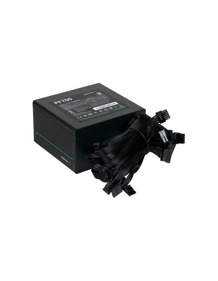 Блок питания Deepcool PF700 (R-PF700D-HA0B-EU) блок питания сетевой адаптер vixion для ноутбуков acer 19v 4 74a 90w 5 5х1 7 мм черный с сетевым кабелем