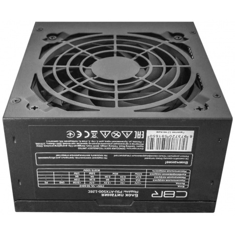Блок питания CBR 500W (PSU-ATX500-12EC) - фото 4
