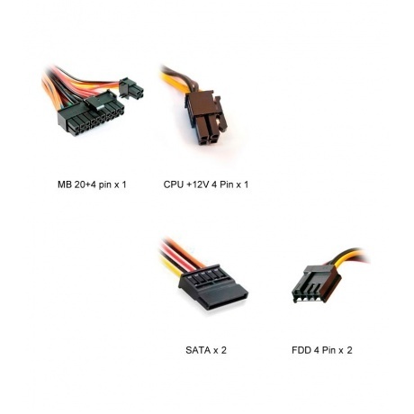 Блок питания Powerman Power Supply 450W PMP-450ATX (6153674) - фото 2