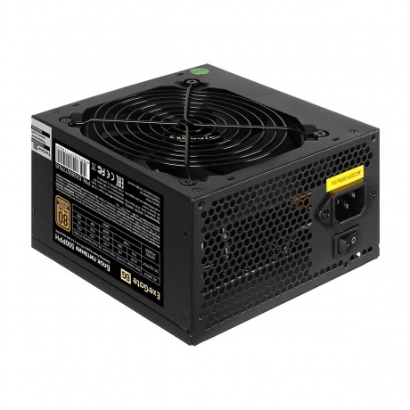 Блок питания ExeGate 500W 500PPH ATX black (EX280577RUS) - фото 2