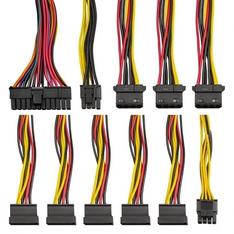 Блок питания ExeGate 400W 400PPE black (EX260638RUS-PC) - фото 5