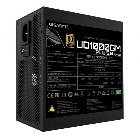 Блок питания Gigabyte UD1000GM PG5 V2 1000W (GP-UD1000GM PG5 v2) - фото 3