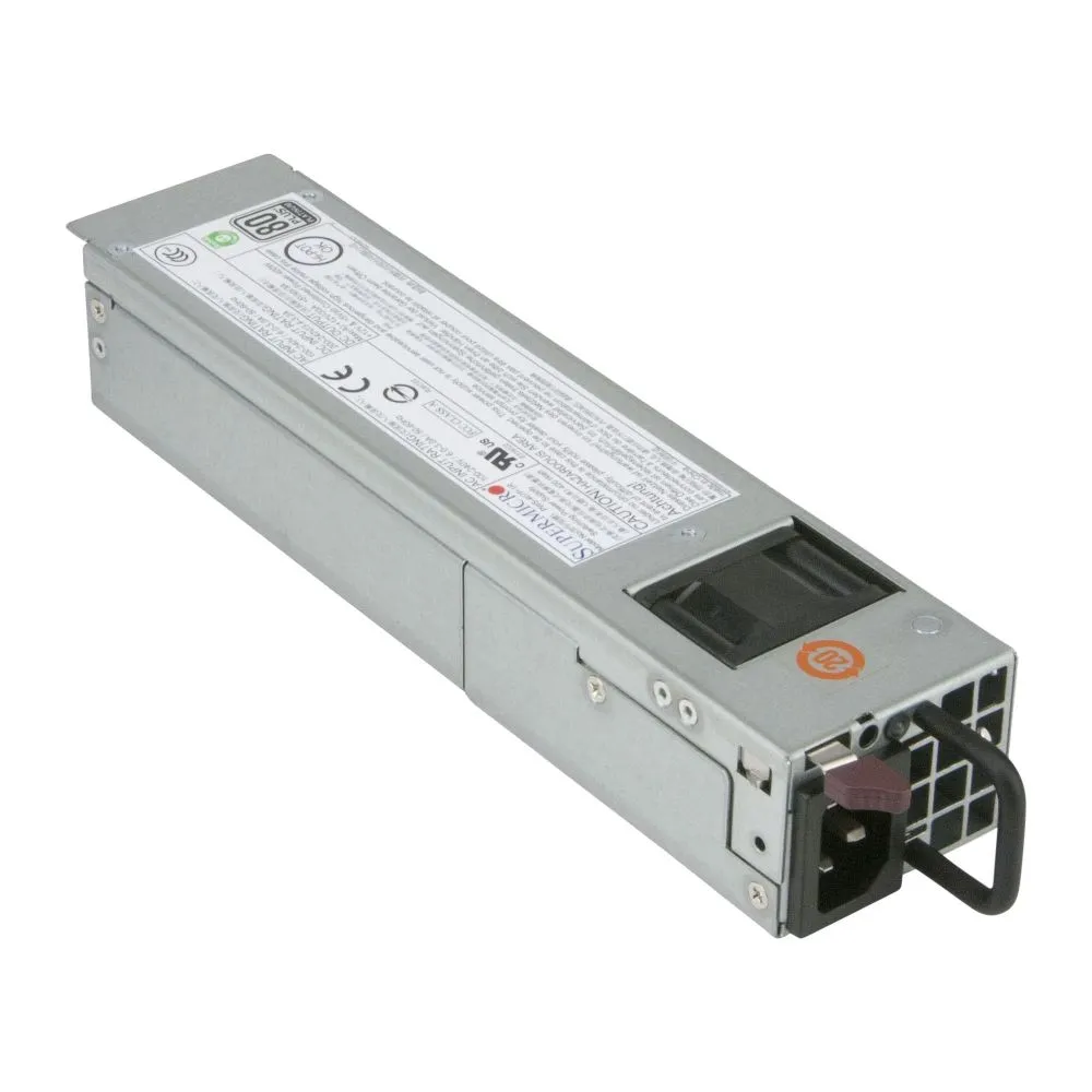 Блок питания Supermicro 400W 1U (PWS-407P-1R) - фото 1