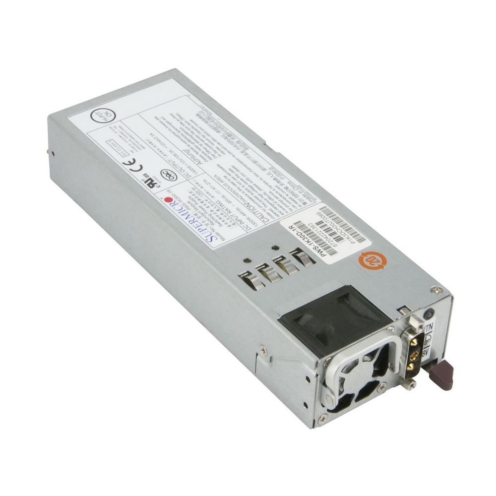 Блок питания Supermicro 1U 1300W -48V DC (PWS-1K30D-1R) блок питания 1u 400 вт exegate serverpro 1u 400ads