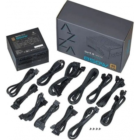 Блок питания Azza ATX 850W PSAZ-850G 80+ gold - фото 4