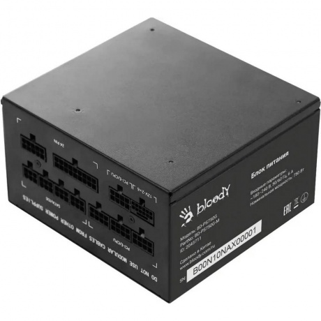 Блок питания Bloody ATX 750W BD-PS750G 80+ Gold - фото 10